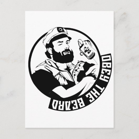 Gehorchen Postkarte (Vorderseite)
