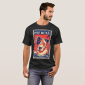 Gehorchen Sie dem Pitbull-Wof T-Shirt (Vorne ganz)