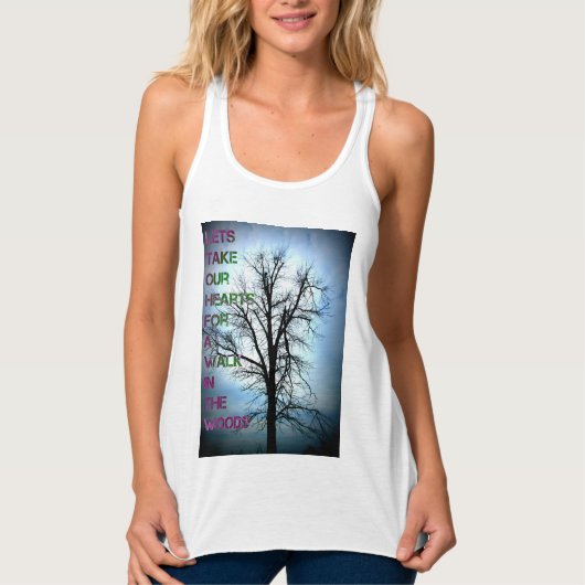Gehöre für einen Spaziergang - Tank Top (Vorderseite)