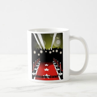 Gehören Sie auf dem roten Teppich Kaffeetasse