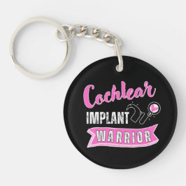 Gehörhaftes Bewusstsein - Cochlear Implant Warrior Schlüsselanhänger