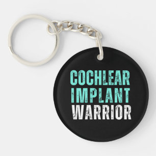 Gehörhaftes Bewusstsein - Cochlear Implant Warrior Schlüsselanhänger