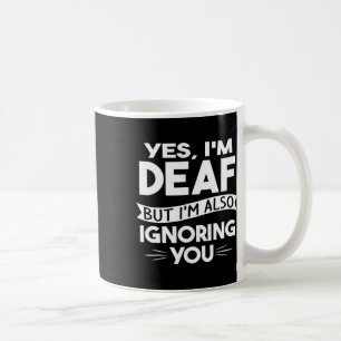 Gehörhaftes Bewusstsein Gehör Gehörlose Gehörkultu Kaffeetasse