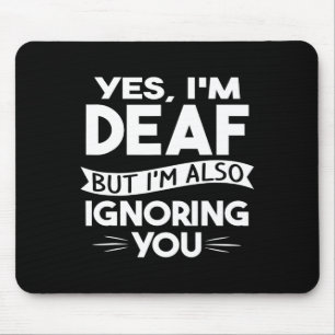 Gehörhaftes Bewusstsein Gehör Gehörlose Gehörkultu Mousepad