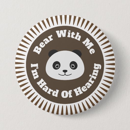 Gehörlos Button (Vorderseite)