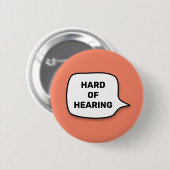 Gehörlos Button (Vorne & Hinten)