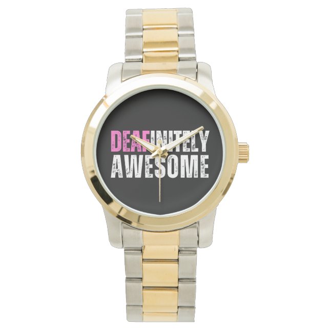 Gehörlos Phantastisch - Gehörloses Bewusstsein Armbanduhr (Vorderseite)