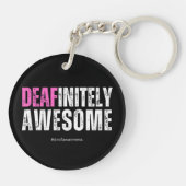 Gehörlos Phantastisch Schlüsselanhänger (Rückseite)