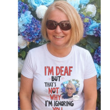 Gehörlos und stolz, witzig Gehörbehinderte Persönl