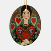 Gehörlose Befragung Keramik Ornament (Rechts)