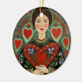 Gehörlose Befragung Keramik Ornament (Links)