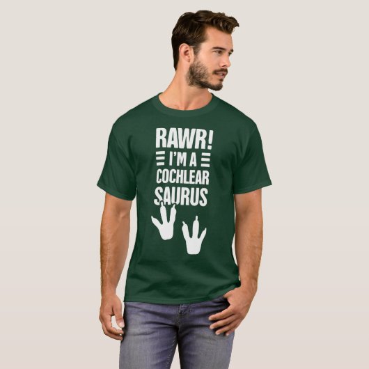 Gehörlose Bewusstsein Funny Cochlear Implant T-Shirt (Vorne ganz)