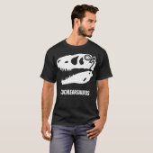 Gehörlose Bewusstsein Funny Dinosaur Cochlear T-Shirt (Vorne ganz)