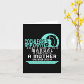 Gehörlose Bewusstsein Mutter Cochlear Implant ASL Karte (Gelbe Blume)