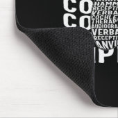 Gehörlose Bewusstsein Tod Cochlear Implant ASL H Mousepad (Ecke)