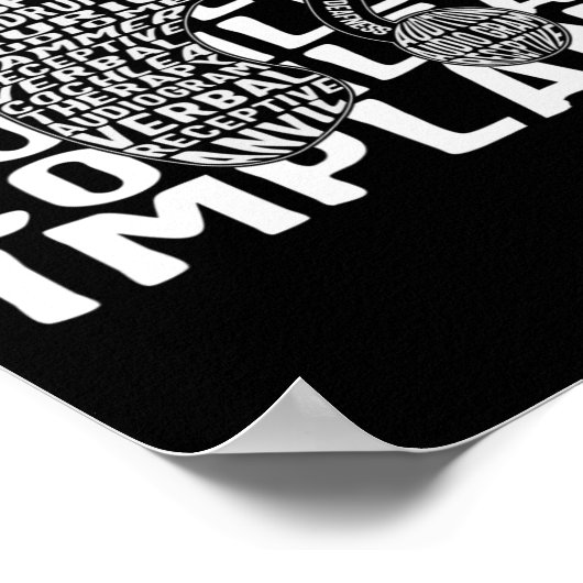 Gehörlose Bewusstsein Tod Cochlear Implant ASL H Poster (Ecke)