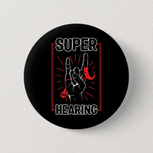 Gehörlose Bewusstseinsbildung Super Hearing Cochle Button