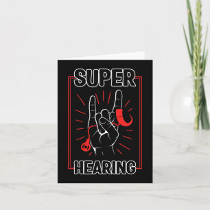 Gehörlose Bewusstseinsbildung Super Hearing Cochle Karte