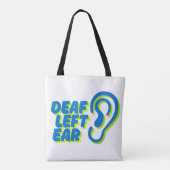 Gehörloser links Ohruntergrund Tasche (Rückseite)
