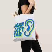 Gehörloser links Ohruntergrund Tasche (Von Nahem)