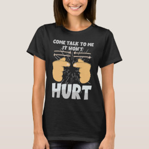 Gehörloser Pride ASL Handzeichen Sprache Come tal T-Shirt
