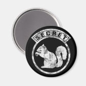 Gehörloses Eichhörnchen - beschädigt - Typ 1 Magnet (Vorderseite/Rückseite)