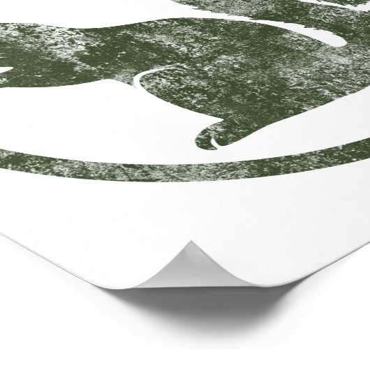 Gehörloses Eichhörnchen - beschädigt - Typ 1 Poster (Ecke)