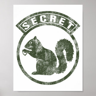 Gehörloses Eichhörnchen - beschädigt - Typ 1 Poster