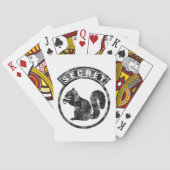 Gehörloses Eichhörnchen - beschädigt - Typ 1 Spielkarten (Rückseite)