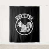 Gehörloses Eichhörnchen - beschädigt - Typ 1 Wandteppich (Vorderseite)