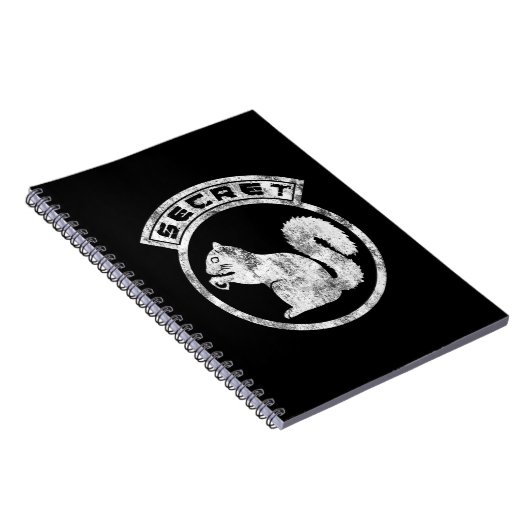 Gehörloses Eichhörnchen - beschädigt - Typ 2 Notizblock (Rechte Seite)