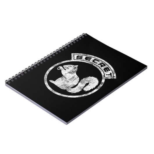 Gehörloses Eichhörnchen - beschädigt - Typ 2 Notizblock (Linke Seite)