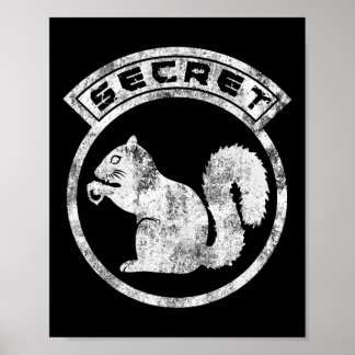 Gehörloses Eichhörnchen - beschädigt - Typ 2 Poster