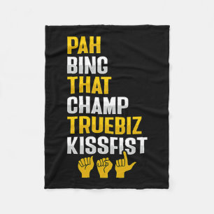 Gehörloses Gehör der Handgeenke - Bewusstsein für Fleecedecke