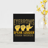 Gehörloses Gehör der Handgeenke - Bewusstsein für Karte (Gelbe Blume)