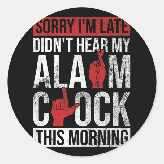 Gehörlosigkeit Bewusstsein und Gehörhilfe Runder Aufkleber (Vorderseite)