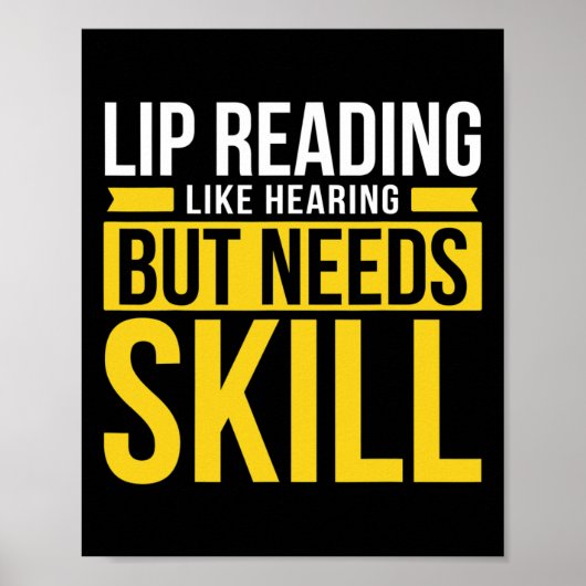 Gehörlosigkeit - Gehörlosigkeit - Gehörhaftes Bewu Poster (Vorne)