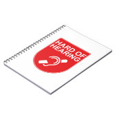 Gehörlosigkeit Notizblock (Linke Seite)