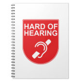 Gehörlosigkeit Notizblock (Vorderseite)