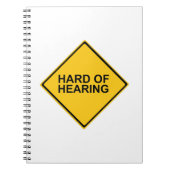 Gehörlosigkeit Notizblock (Vorderseite)