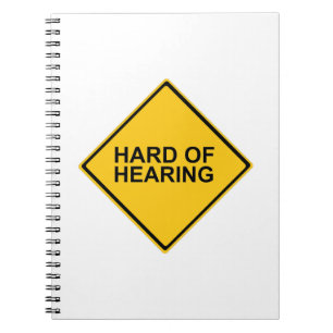 Gehörlosigkeit Notizblock