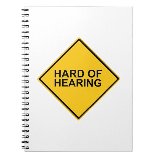 Gehörlosigkeit Notizblock (Vorderseite)