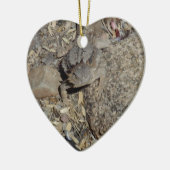 Gehörnte Eidechse Keramikornament (Links)