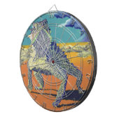 Gehörnte Eidechse Texas Dartscheibe (Vorderseite rechts)