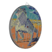 Gehörnte Eidechse Texas Dartscheibe (Vorderseite Links)