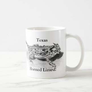Gehörnte Eidechse Texas, hornige Kröte Kaffeetasse