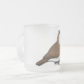 Gehörnte Lerche Mattglastasse (Vorderseite Links)