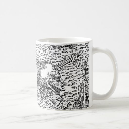 Gehörnte Seeschlange/Monster Kaffeetasse (Rechts)