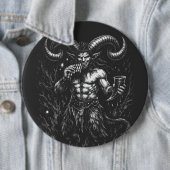 Gehörnter Wintersatyr — von BurnsInHell Button (Beispiel)