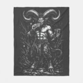 Gehörnter Wintersatyr — von BurnsInHell Fleecedecke (Vorderseite)